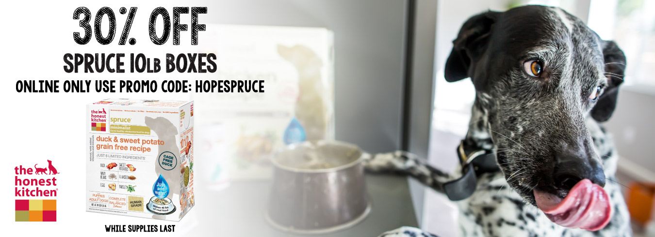 The Honest Kitchen Spruce Web-only Offer