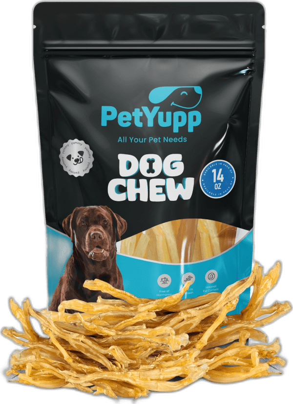 100% Natural Water Buffalo Tendon Dog Chews - Pack of 14 oz