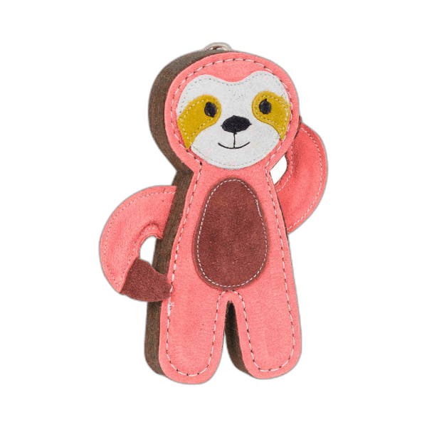 Natural Extra Tuff Toss & Chew Dog Toy - Pink Sloth