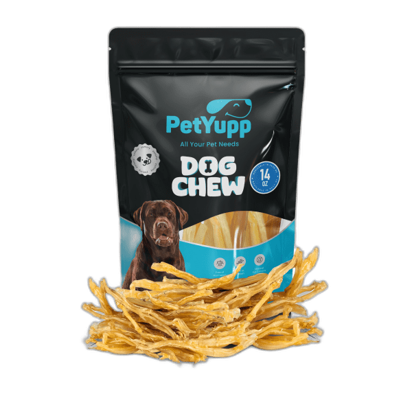 100% Natural Water Buffalo Tendon Dog Chews - Pack of 14 oz