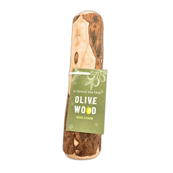 Natural Repurposed Olive Wood Dog Chew - Large