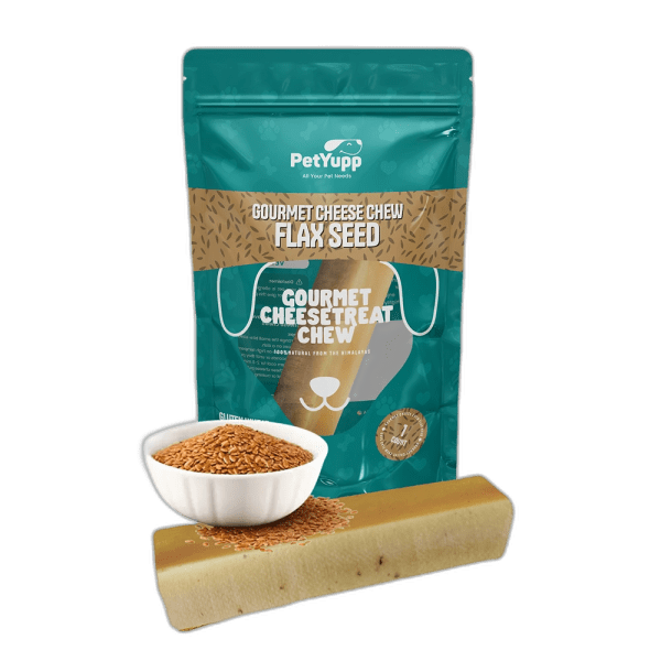 Himalayan Gourmet Cheese Chew - Flax Seed Flavor - Pack of 1 Chew