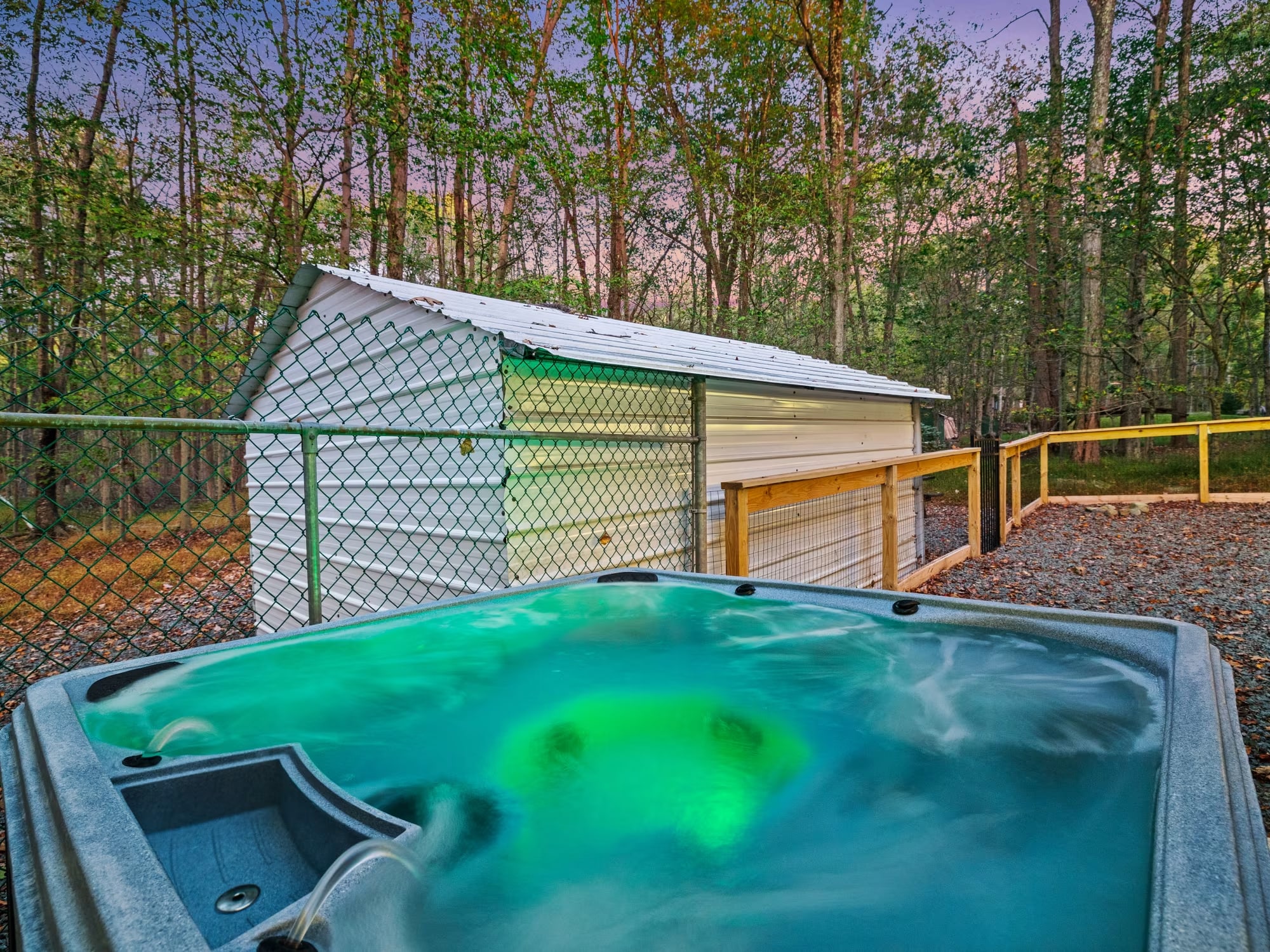 Pocono Lake Vacation Home Rental Pocono Lake Retreat hot tub
