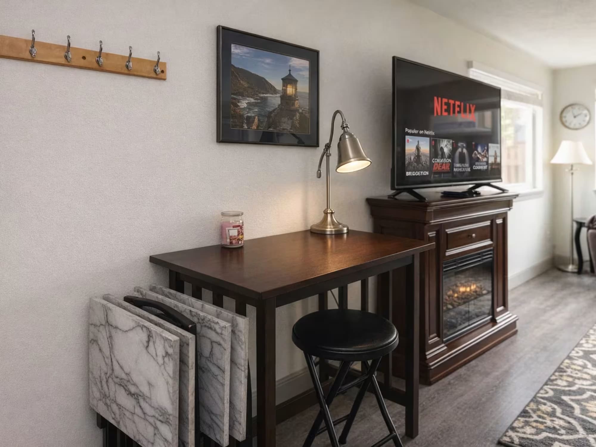 Seaside Oregon Vacation Condo Rental Riverwalk Seaside Dedicated Workspace