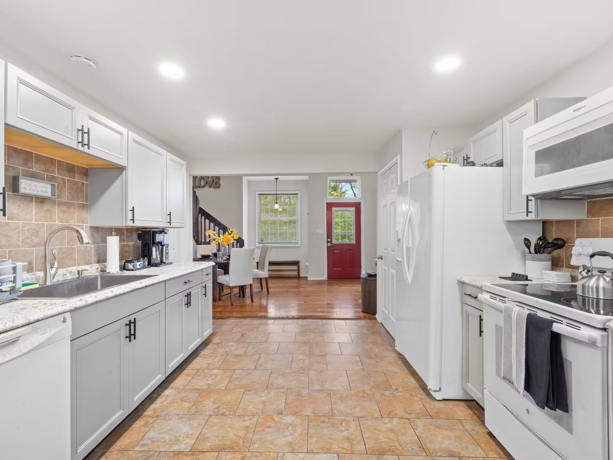 Pocono Lake Vacation Home Rental Pocono Lake Retreat kitchen shot 1