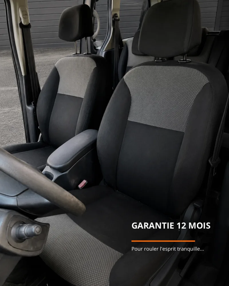 Sièges avant — garantie commerciale 12 mois selon contrat