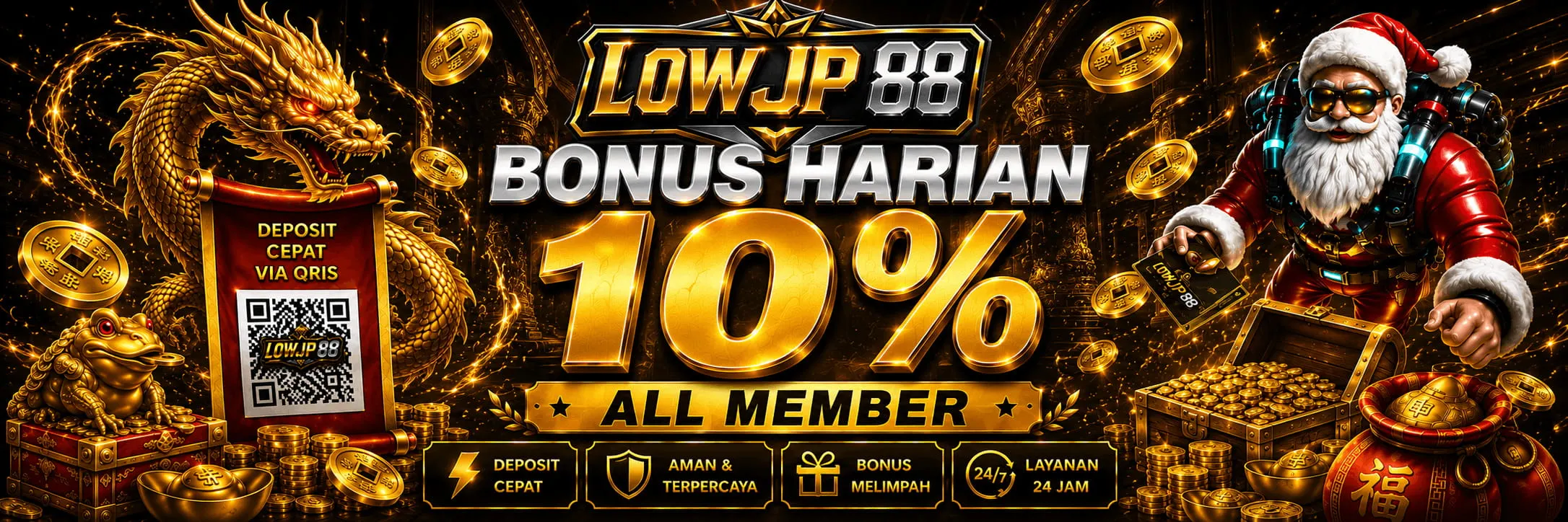 BONUS HARIAN 10%
