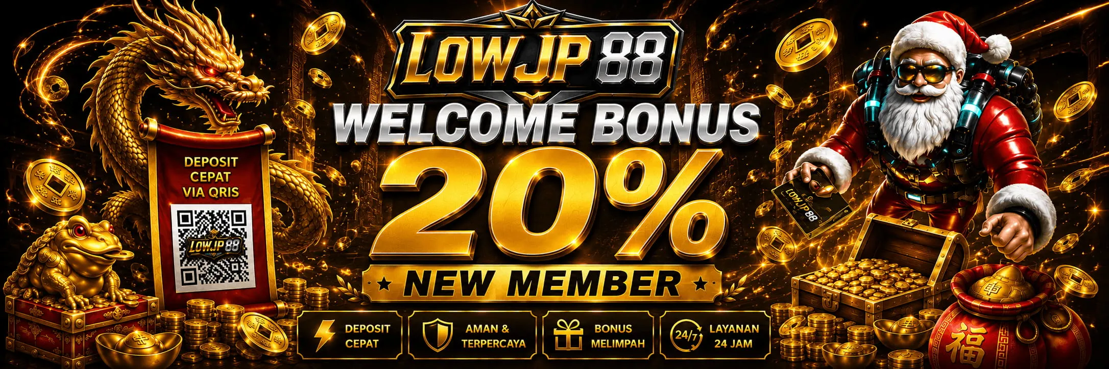 BONUS NEW MEMBER 20%