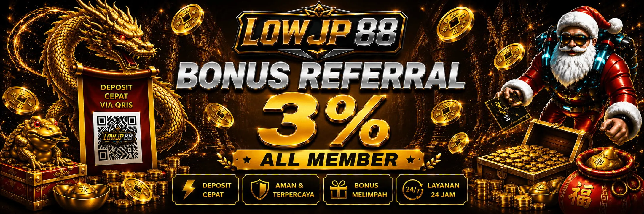 BONUS REFERRAL 3%