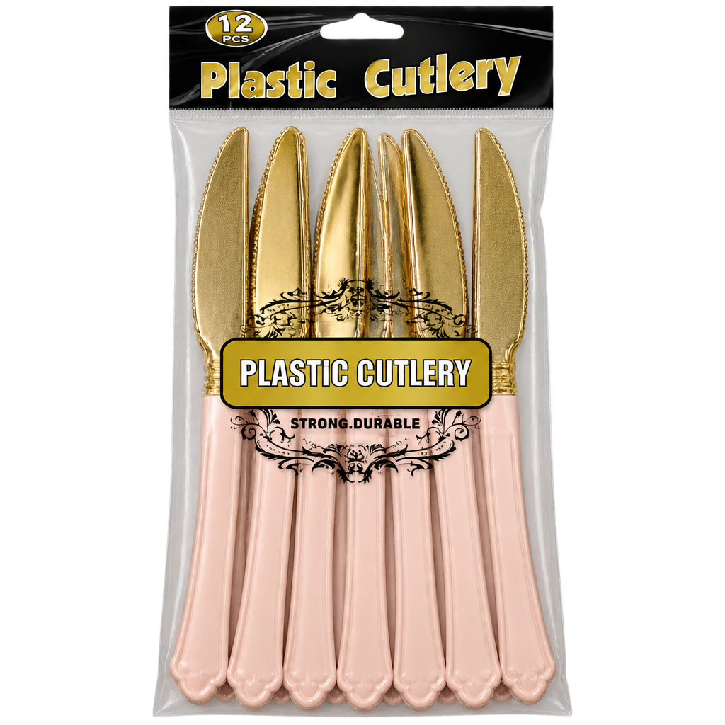 11INCH SERRATED PLASTIC CAKE KNIFE