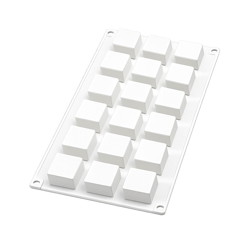 15 CAVITY SQUARE SHAPE SHAPE MOUSSE CAKE, CHO