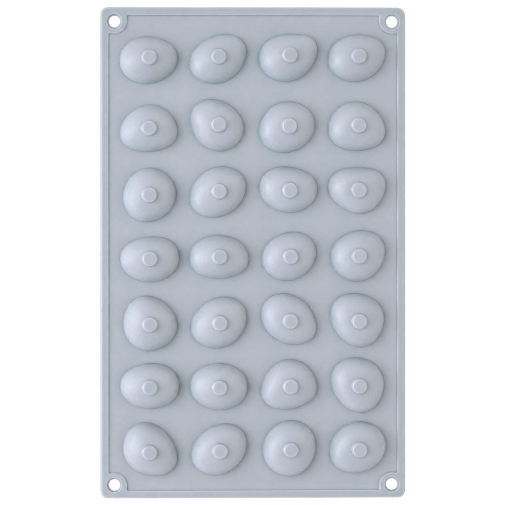 28 Cavity Stone Shaped Ice cream, Chocolate, Mousse cake Silicone Mould 1pc