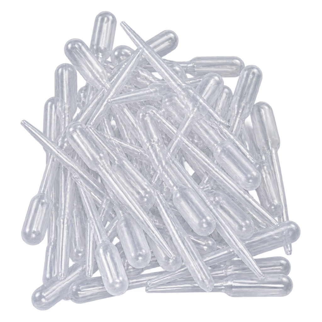 50PCS 4ML PIPETTES PLASTIC SQUEEZE TRANSFER P