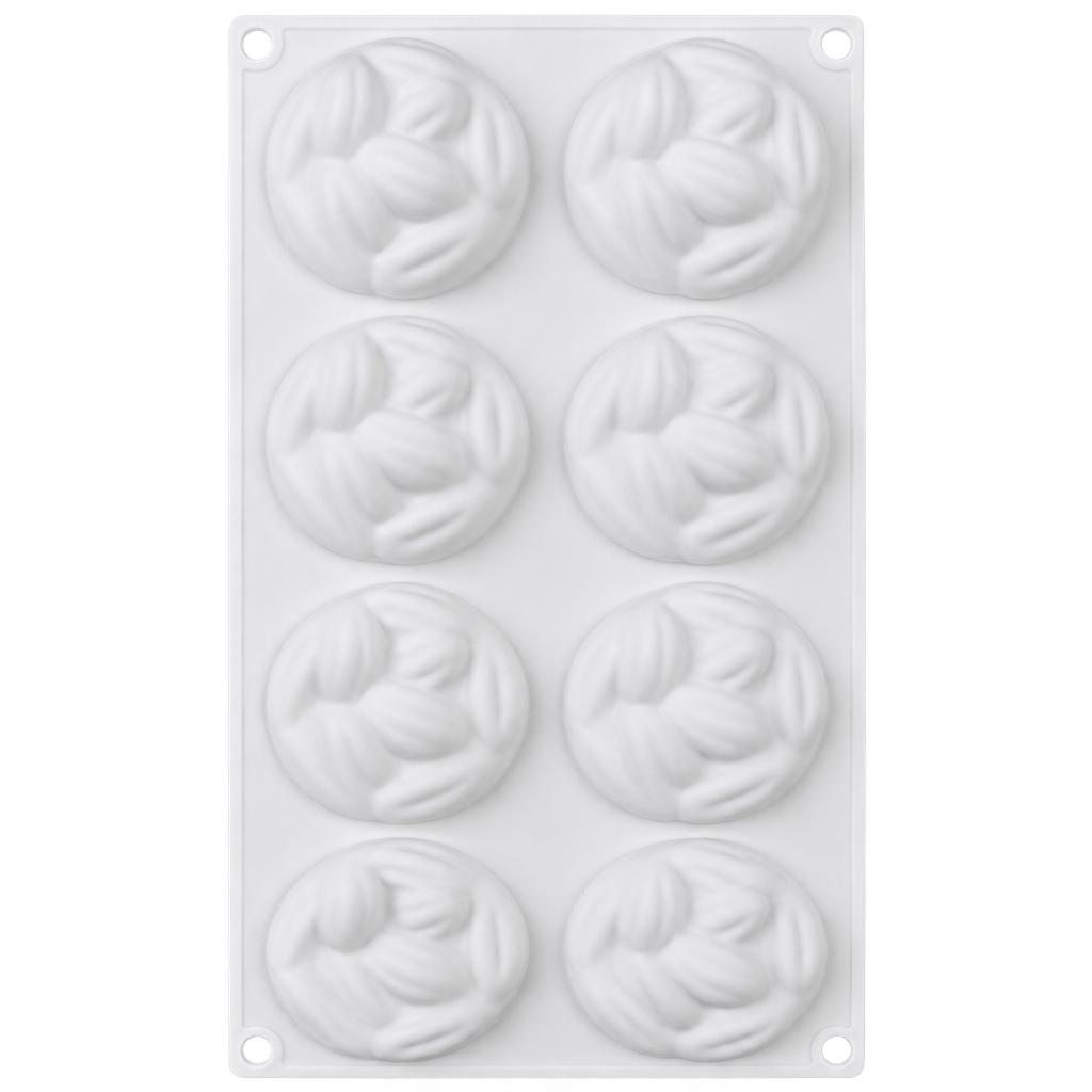 8 Cavity Coffee Beans Silicone Mold