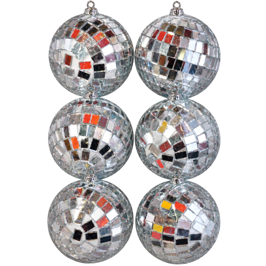 6pcs Set Shining Disco Balls 5cm