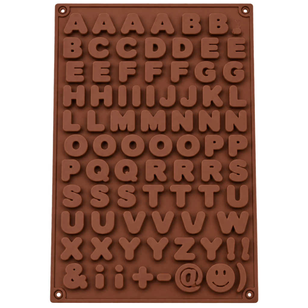 ALPHABETS CHOCOLATE SILICONE MOULD