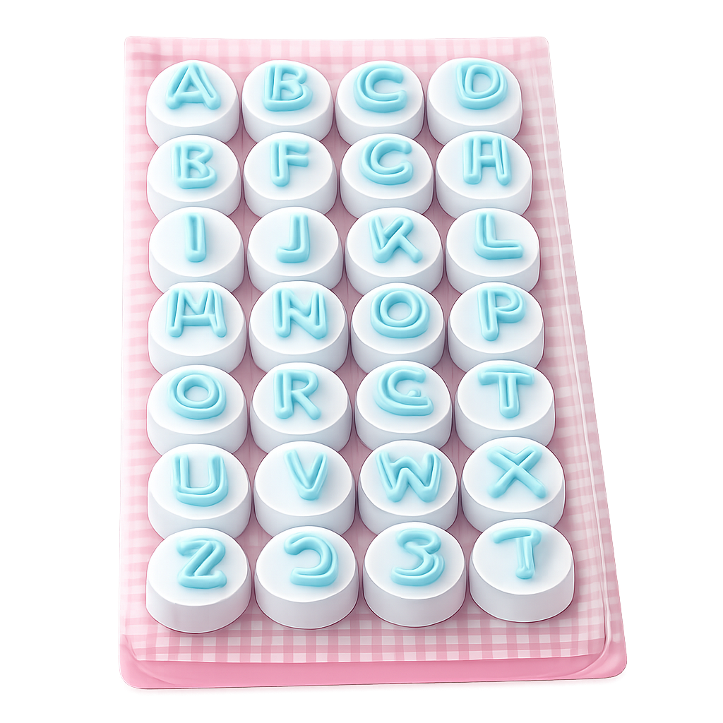 ALPHABET COOKIE CUTTER 26PC SET