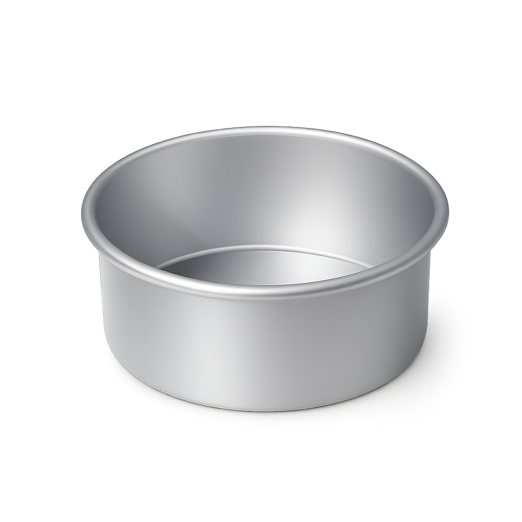 ANODIZED CAKE PAN ROUND 3INCH X 6INCH