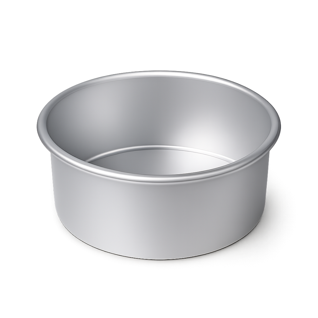 ANODIZED CAKE PAN ROUND 4INCH X 8INCH