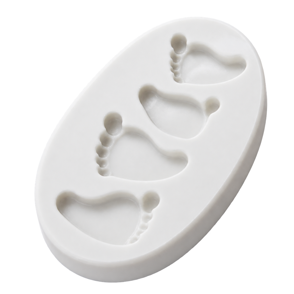 BABY FOOT 3D SHAPE SILICONE FONDANT MOULD