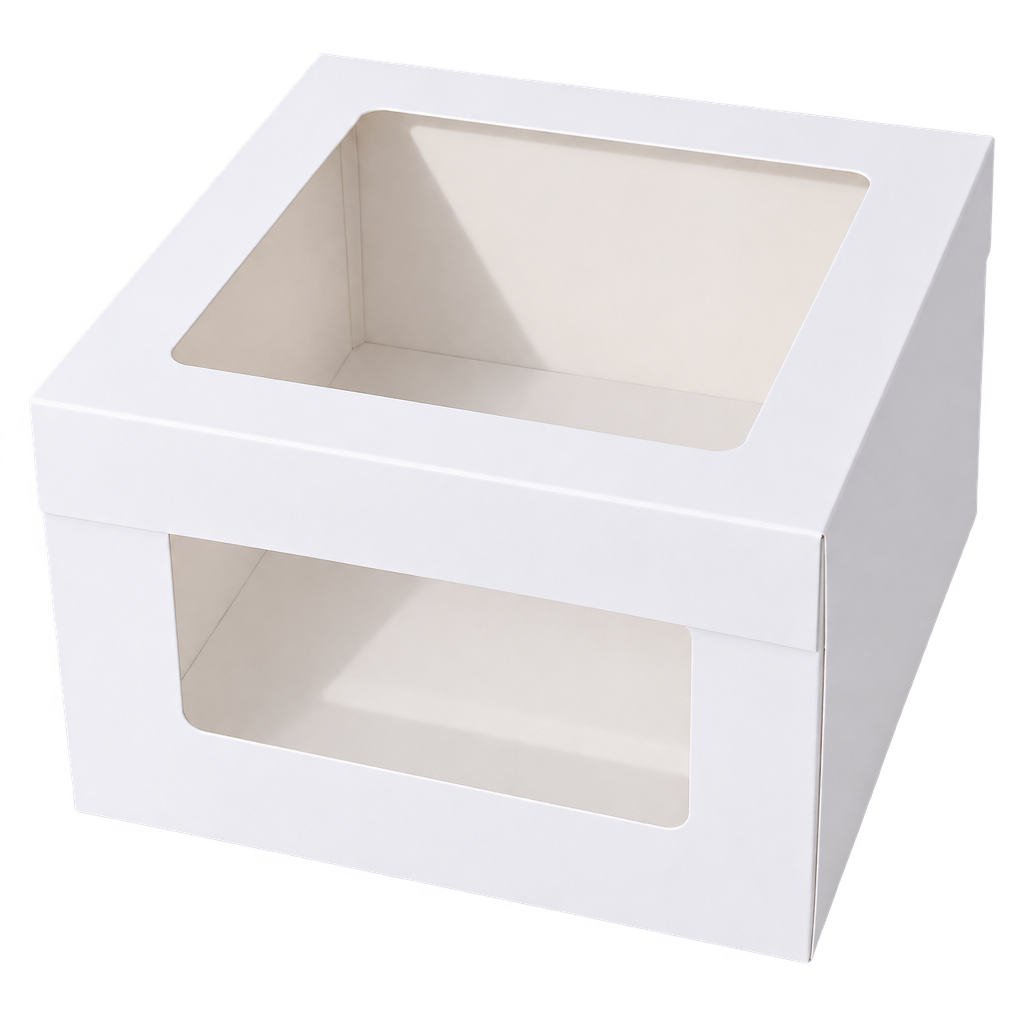 CAKEBOX 26CMSx26CMSx20CMSH TWO WINDOWS