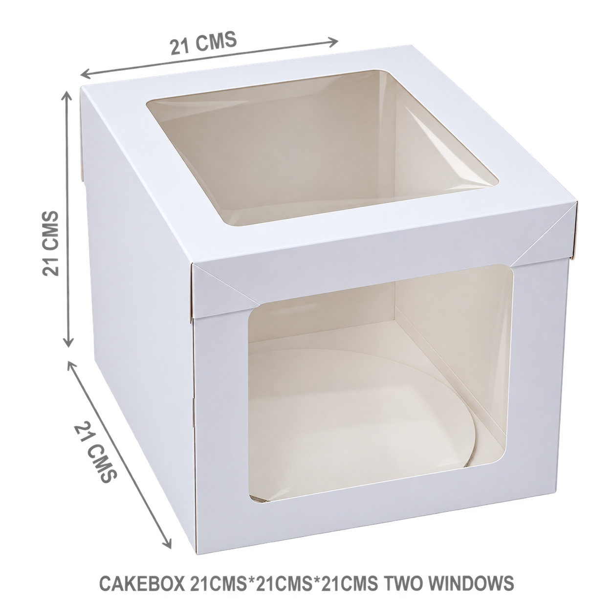 CAKEBOX 21CMSx21CMSx21CMS TWO WINDOWS