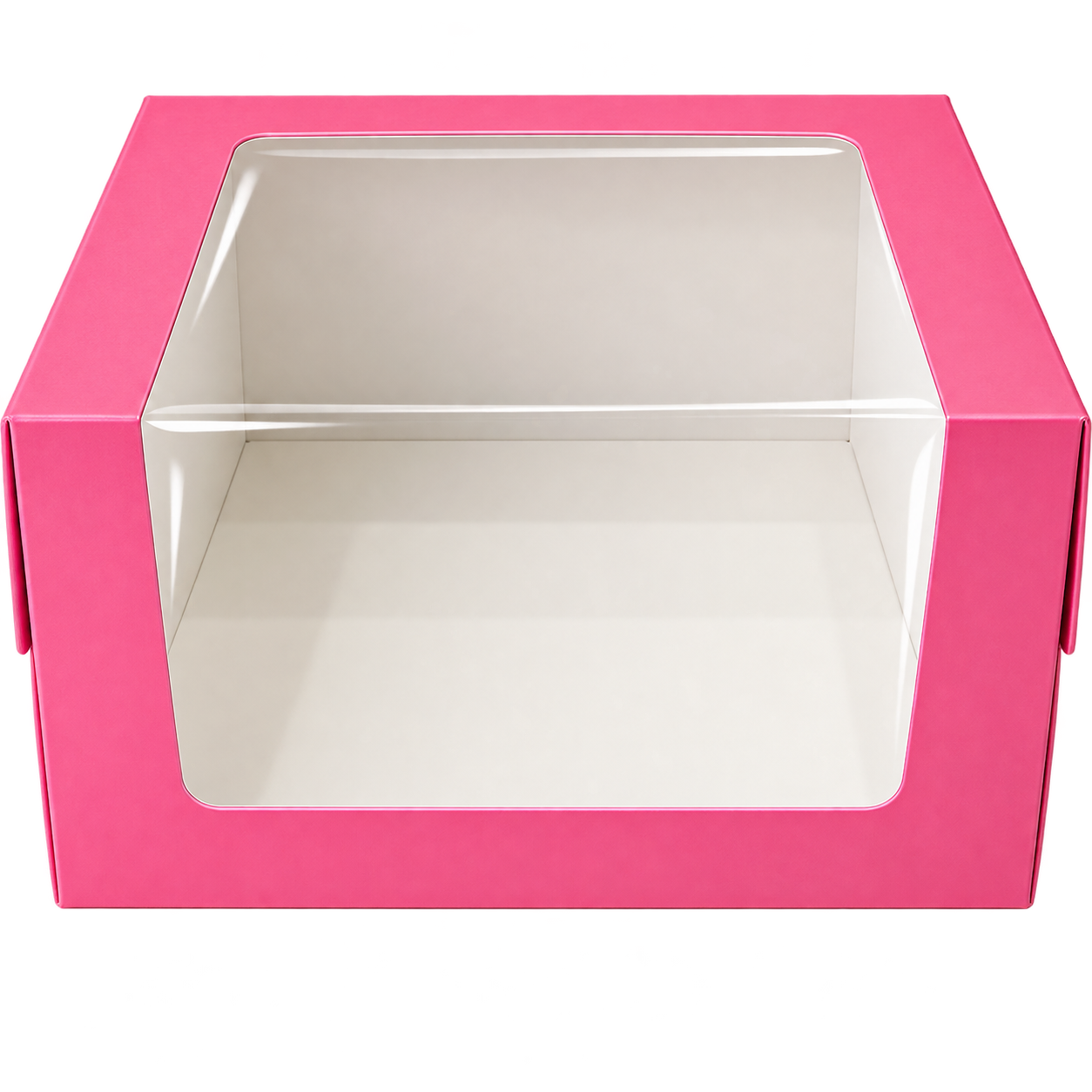 CAKEBOX PINK 21X21X12 WINDOW SS