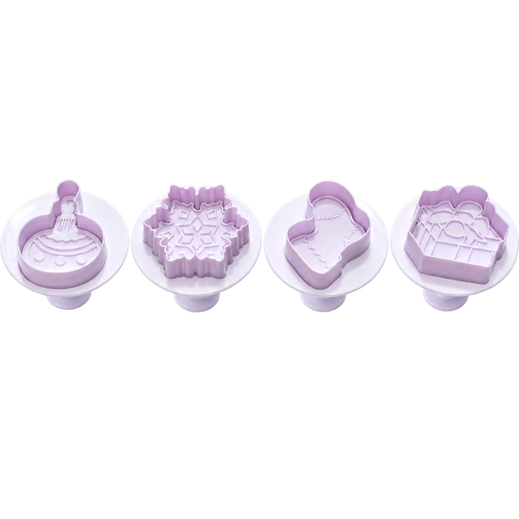 COOKIE CUTTER SHOE GIFTBOX SNOWFLAKE 4 PCS SET