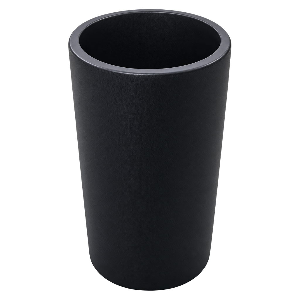 CUPCAKE LINERS HARD BLACK 6․5DX5BX4H 50PCS