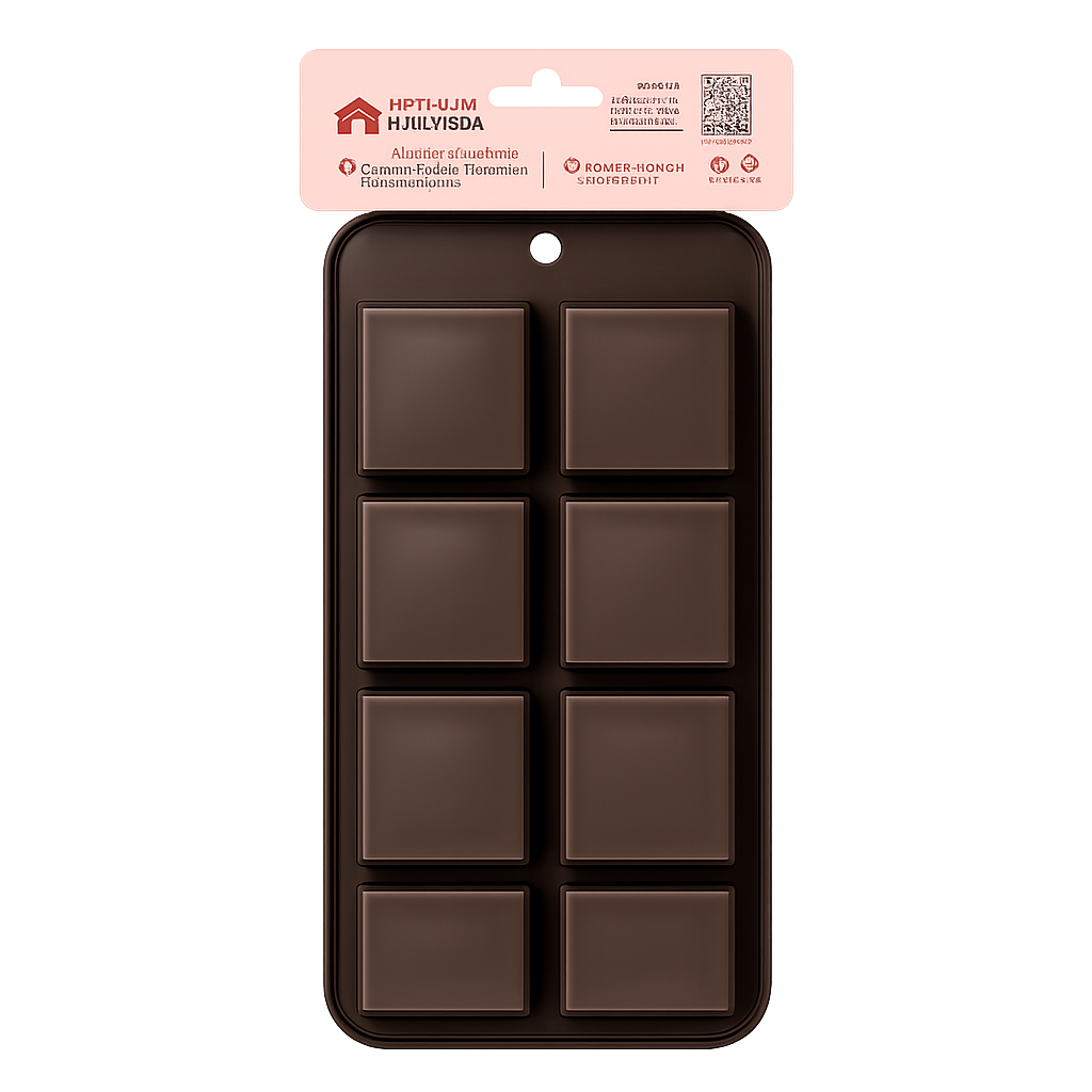 DUBAI KUNAFA BAR SHAPE CHOCOLATE SILICONE MOULD