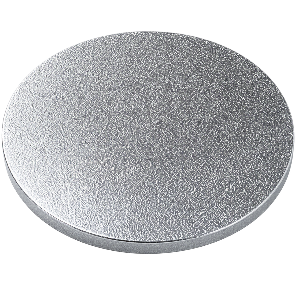 GOLD ROUND CAKE DRUM CORRUGATED 8INCH