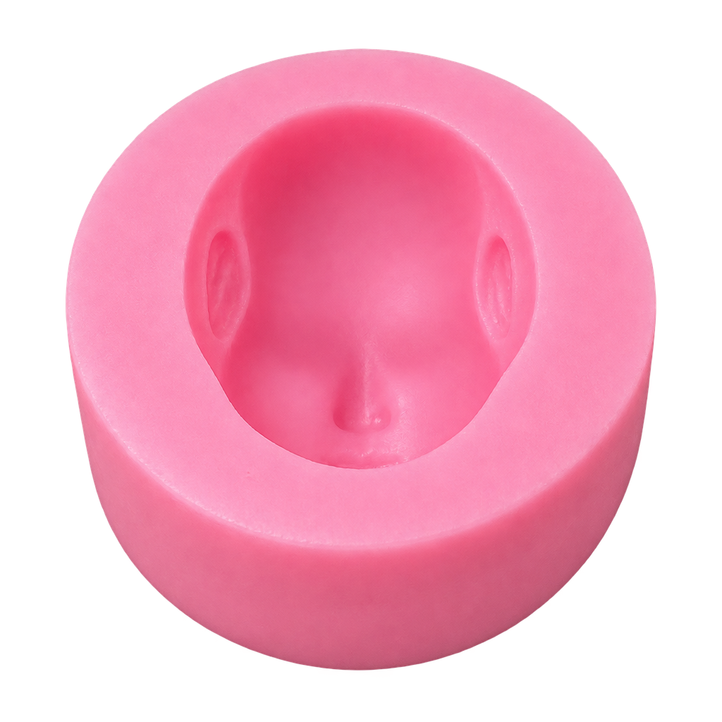 HUMAN FACE 3D SHAPE SILICONE FONDANT MOULD