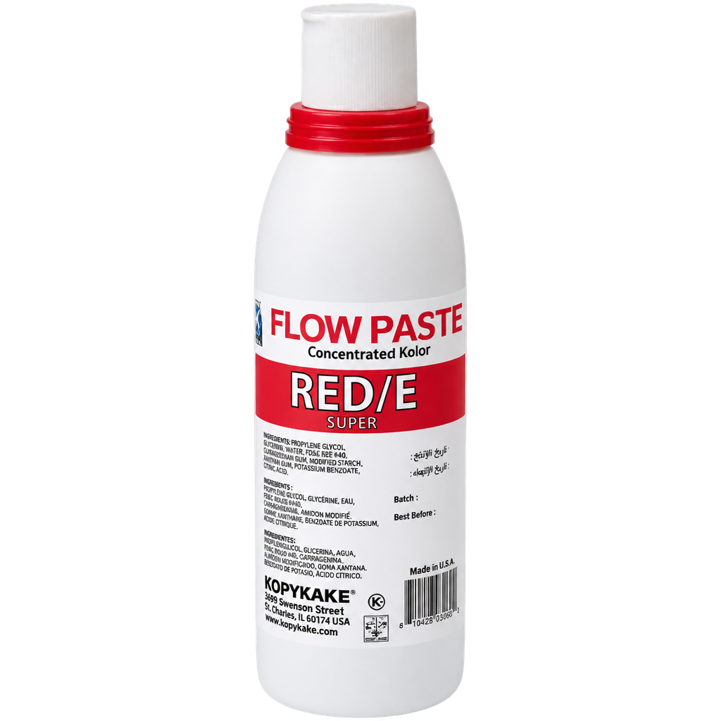 KOPYKAKE FLOWPASTE RED 8OZ