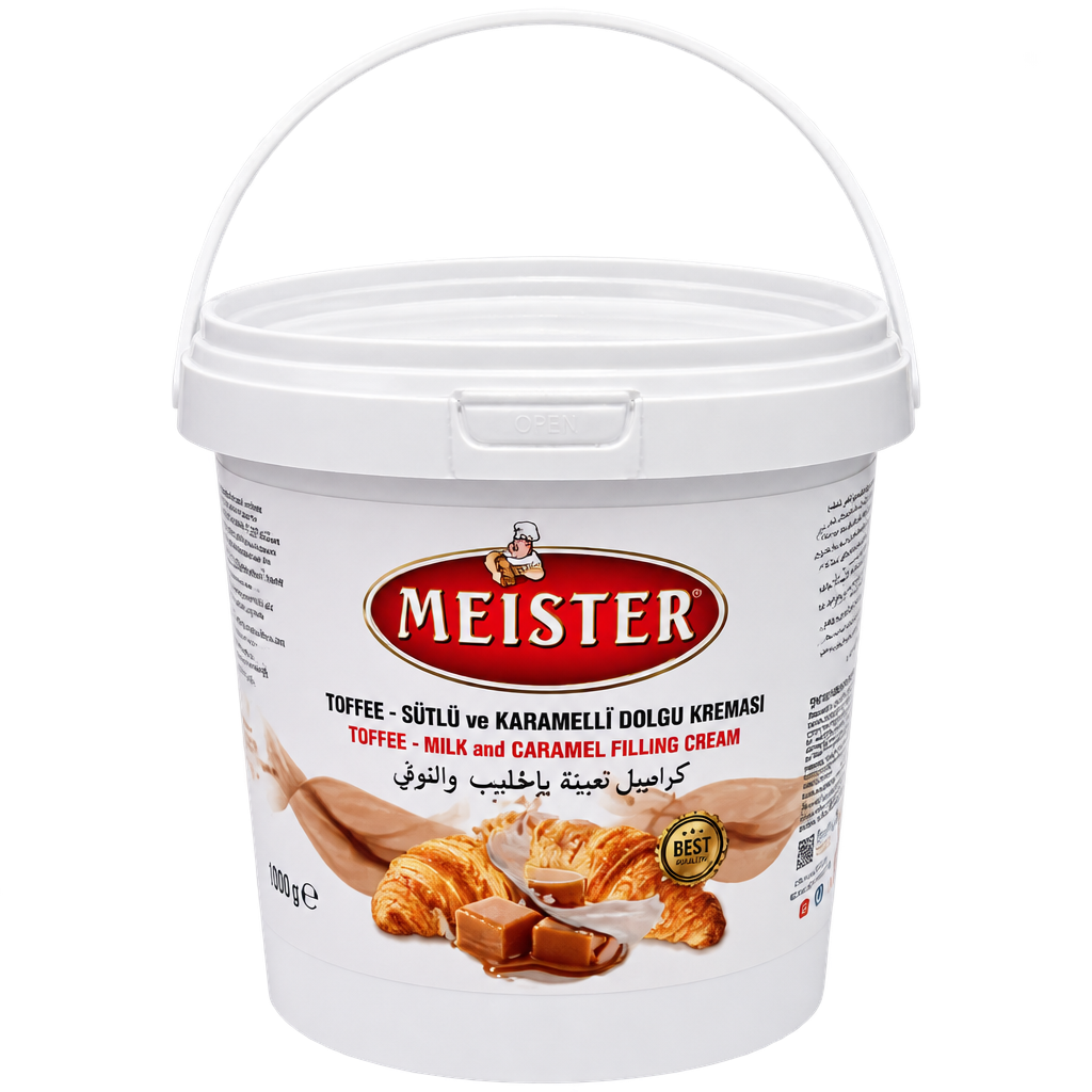 MEISTER TOFFEE MILK AND CARAMEL FILLING CREAM 1KG