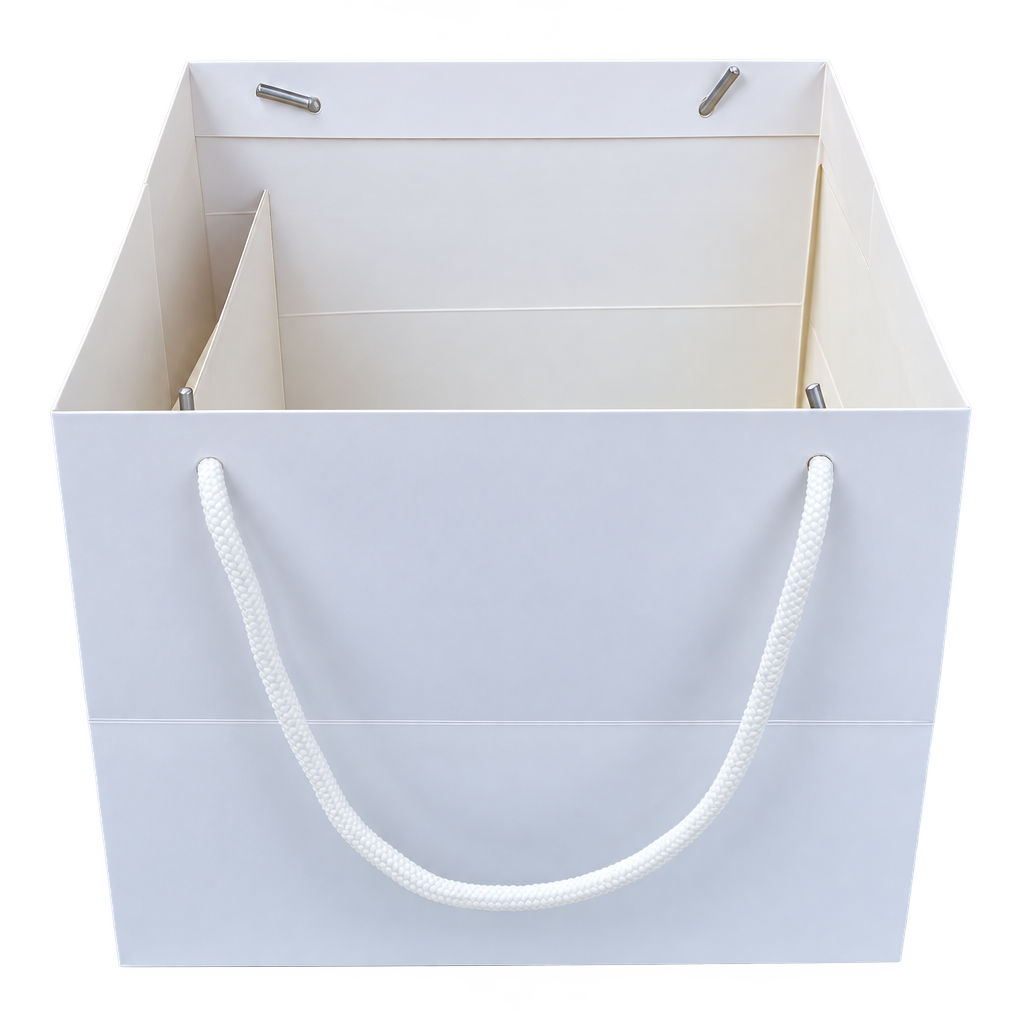 PAPER BAGS WITH HANDLE 21X21X21CM