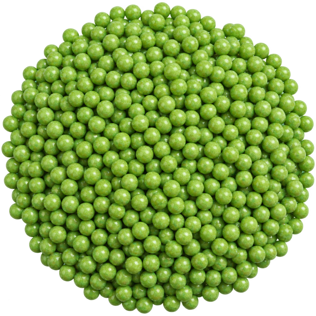 SUGARMILL LIGHT GREEN PEARL 2MM 100 GRAMS