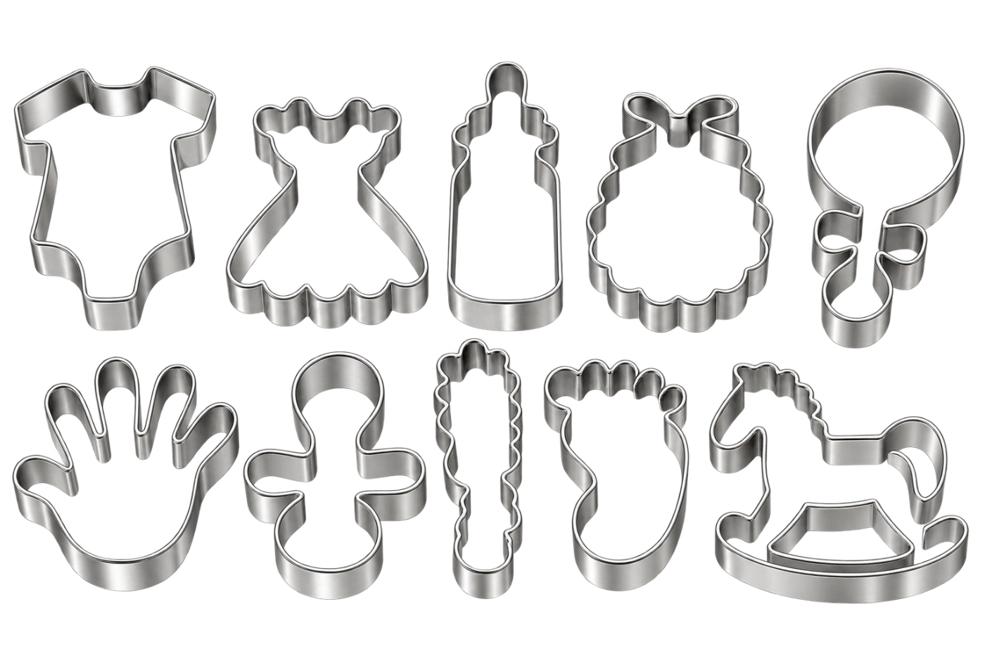 WEDDING COOKIE CUTTER SET OF 12PCS