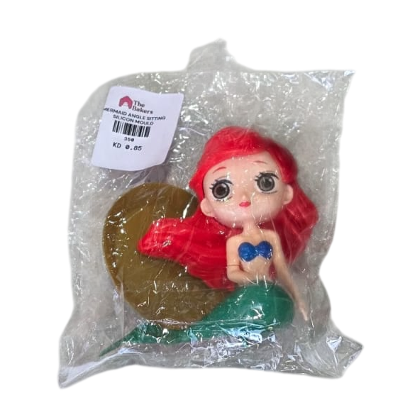 MERMAID ANGLE SITTING SILICON MOULD