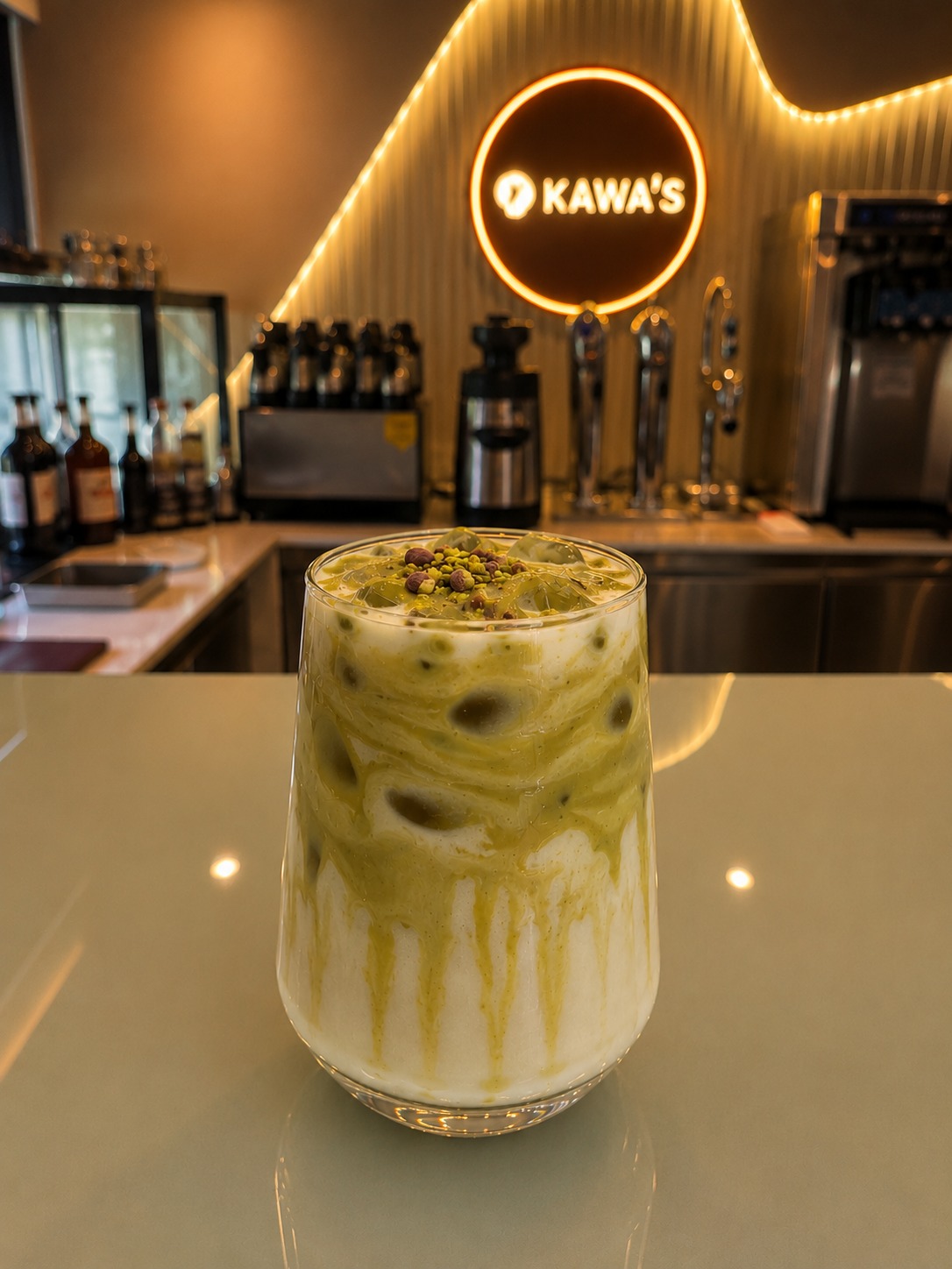Iced Pistachio Latte