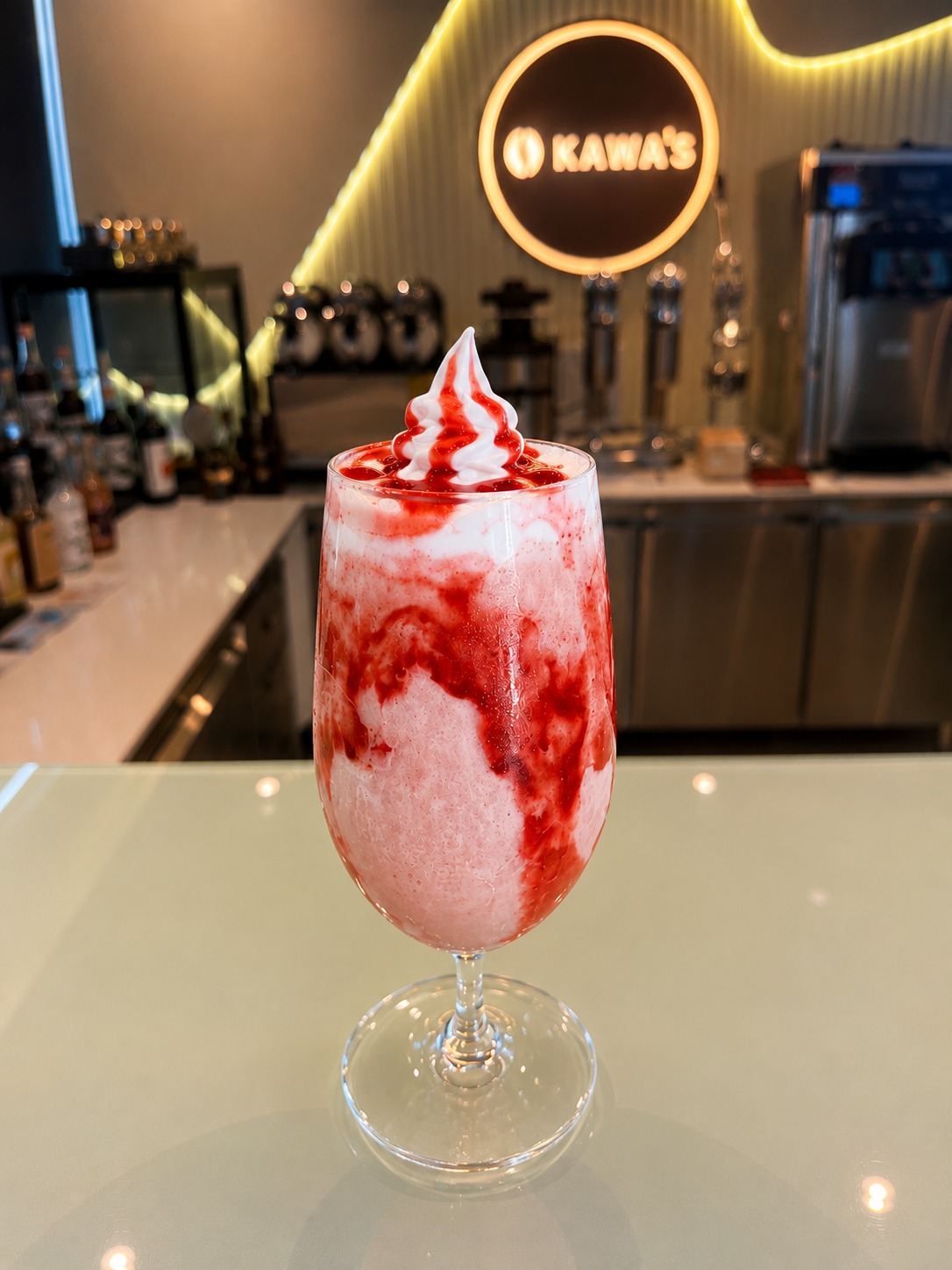 Strawberry Vanilla Frappe