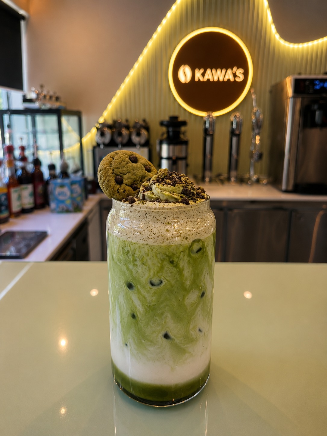 Cookie Matcha Latte