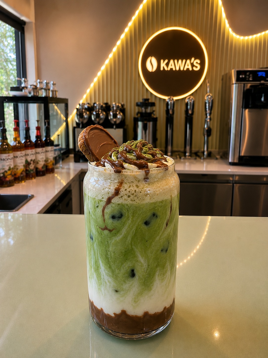 Nutella Matcha Latte