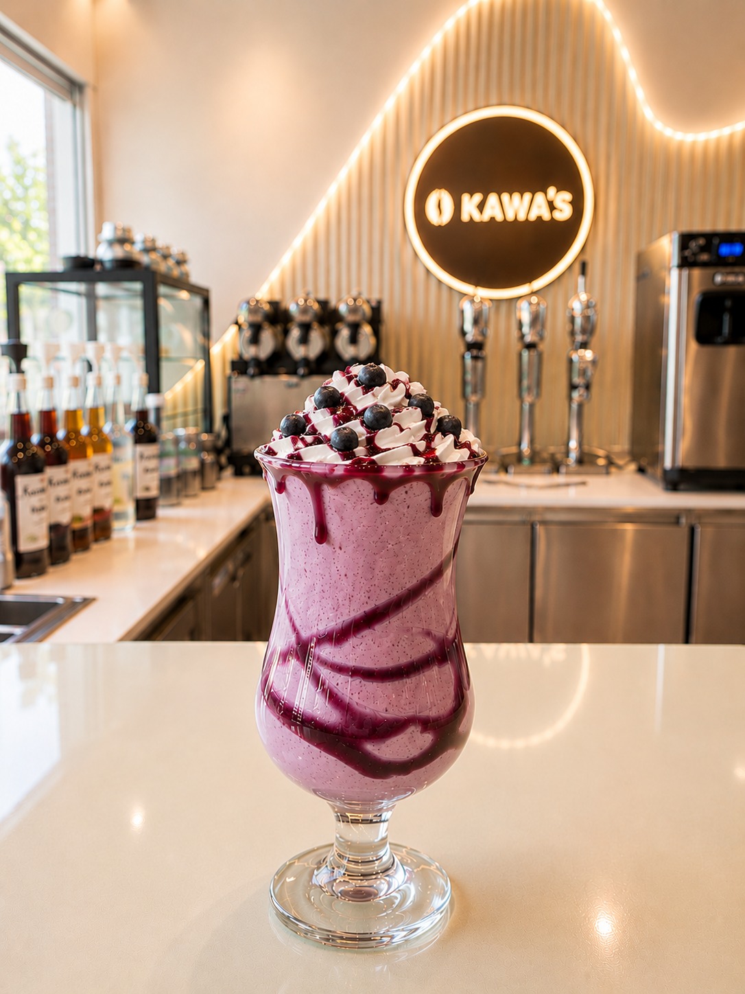 Blueberry Milkshake