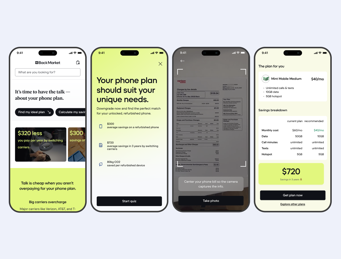 Marketplace vision concept designs