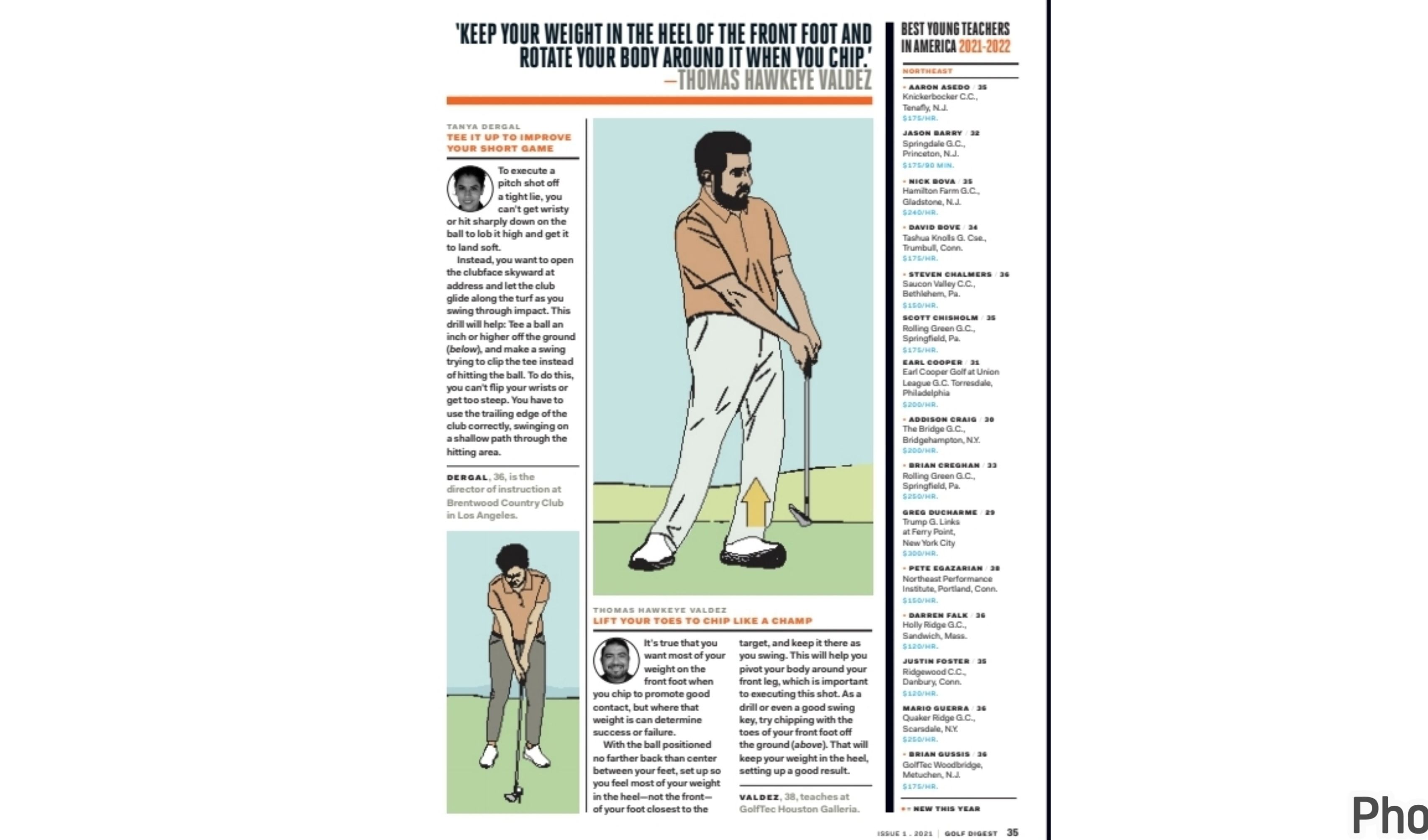 Hawkeye Valdez Golf Lessons Dallas, TX