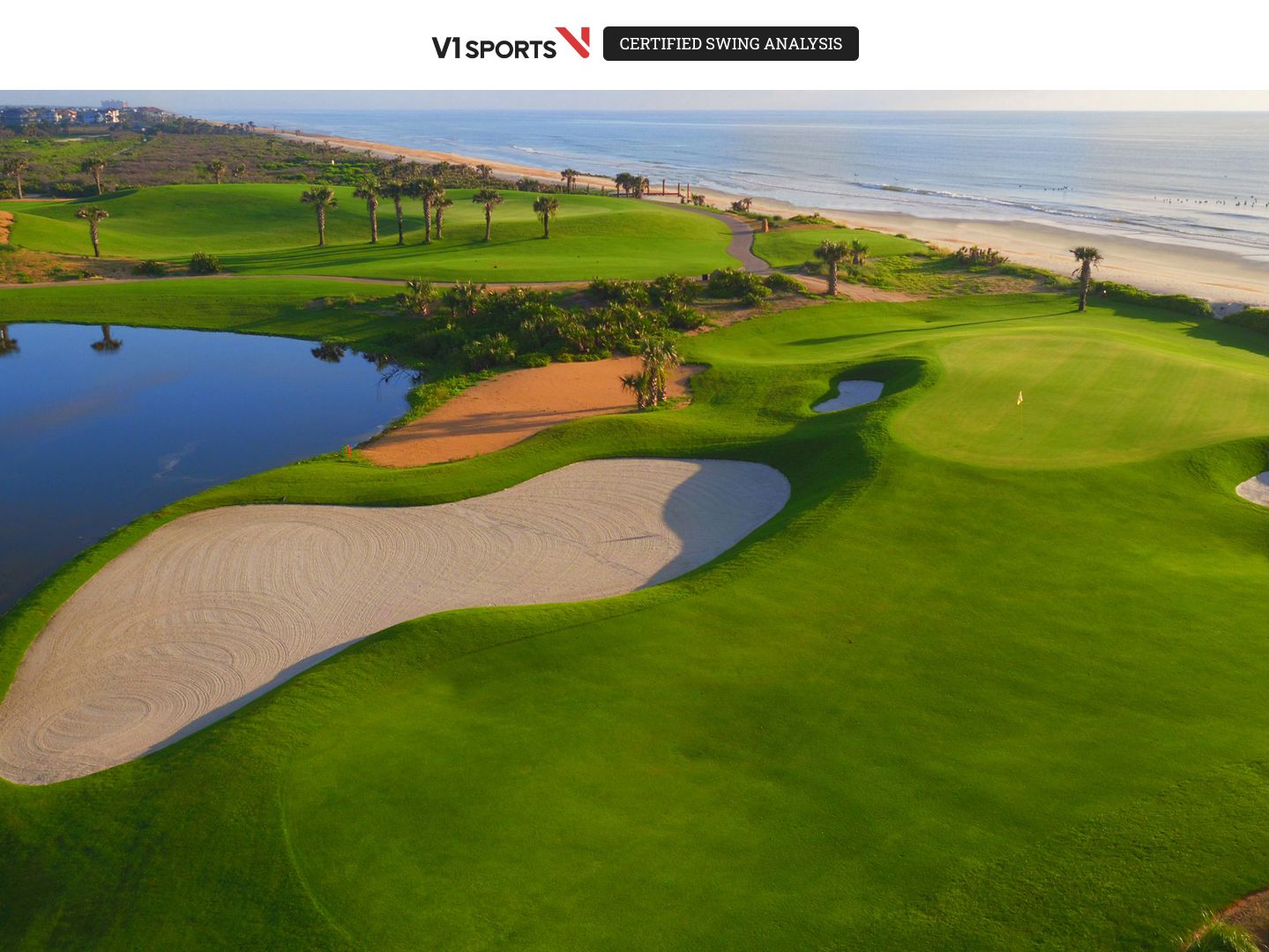 V1 Certified Swing Analysis The Ocean Course At Hammock Beach Resort Palm Coast, FL PGA