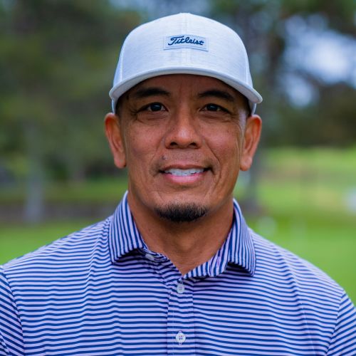 Jey Bacani, golf instructor