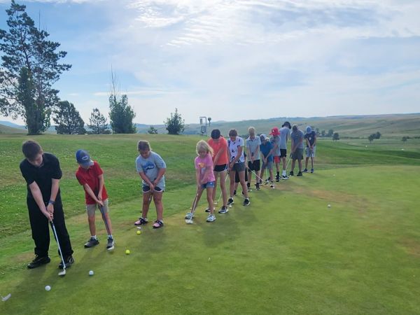 Judith Shadows AGA Junior Golf Clinic. Lewistown, MT 10-15yo age group