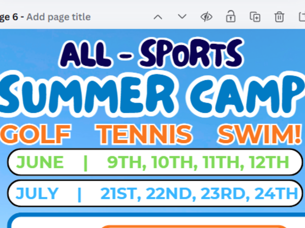 Junior ALL SPORTS Camp | July 21st - 24th