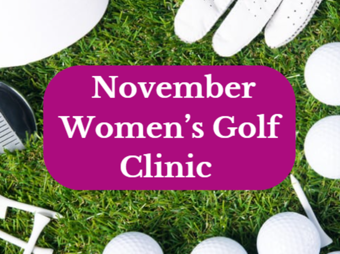 November Women's Golf Clinic (5:00 PM)